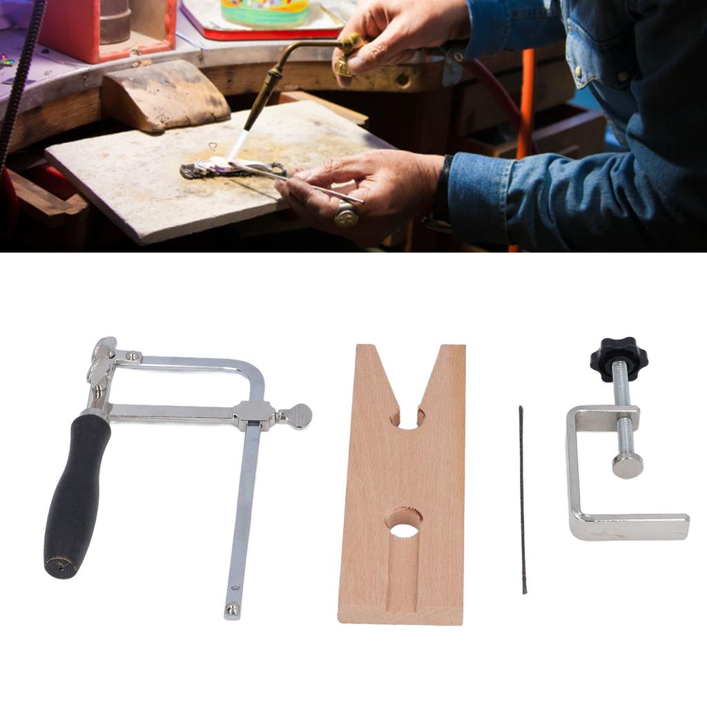 3 в 1 ювелирный комплект пилы V-образный паз зажим регулируемая пильная рама 12 шт лезвий ювелирный комплект для резки для метала