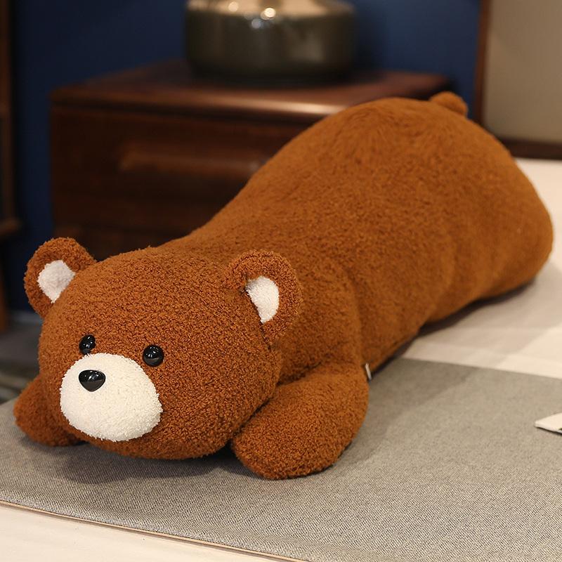 Мягкая кукла Kawaii, лежащая плюшевая свинка, кролик, игрушка, животное, мягкая плюшевая подушка для детей, мягкий медведь, детский утешительный подарок на день рождения