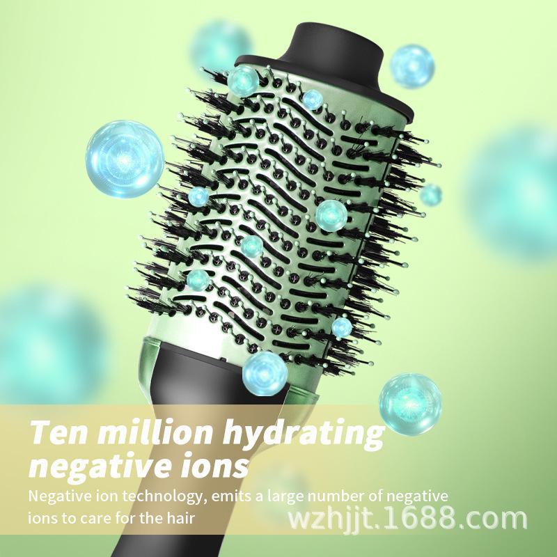 Многофункциональный фен-стайлер 4-в-1: Фен-щетка, Плойка, Выпрямитель и Расческа с отрицательными ионами