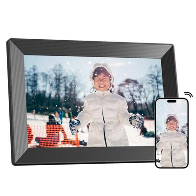 KODAK 32 ГБ Wi-Fi Цифровая фоторамка 10 дюймов Воспроизведение Поддержка SD-карты до 256 ГБ Wi-Fi Удаленная передача Обмен Сенсорный экран Настольное украшение