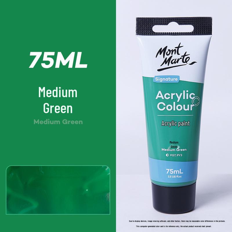 Montmartre 75ml Waterproof Non-Fading Acrylic Paint Set: Perfect for Children’s Textiles and Art Projects, Sunscreen Formula