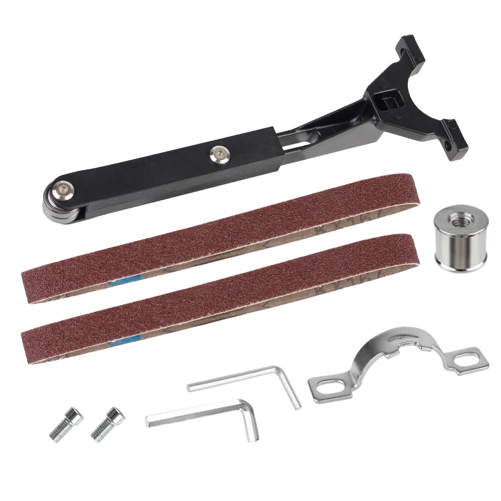 Sanding Belt Machine Tool Accessories Polishing Accessories Metals Handle Holder Adapter Electric Drill Conversion Angle Grinder Trimming Polishing