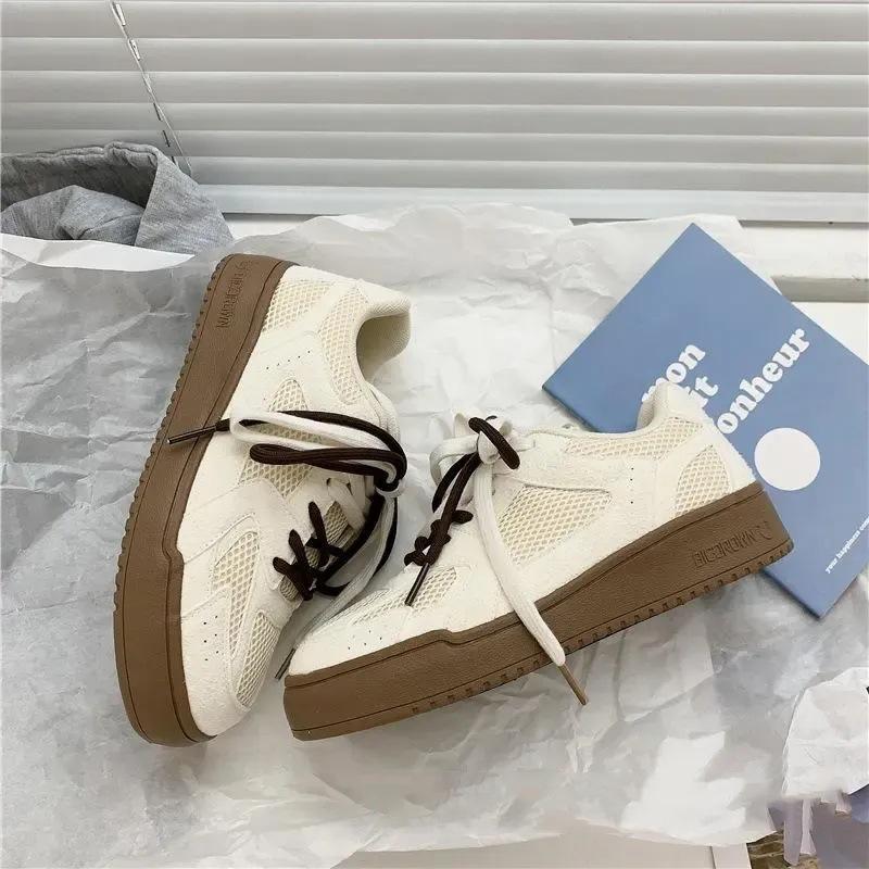 Весна и лето 2025 новые ретро тонкие повседневные дышащие сетчатые кеды для скейтборда немецкие тренировочные туфли универсальные и легкие спортивные кеды для скейтборда