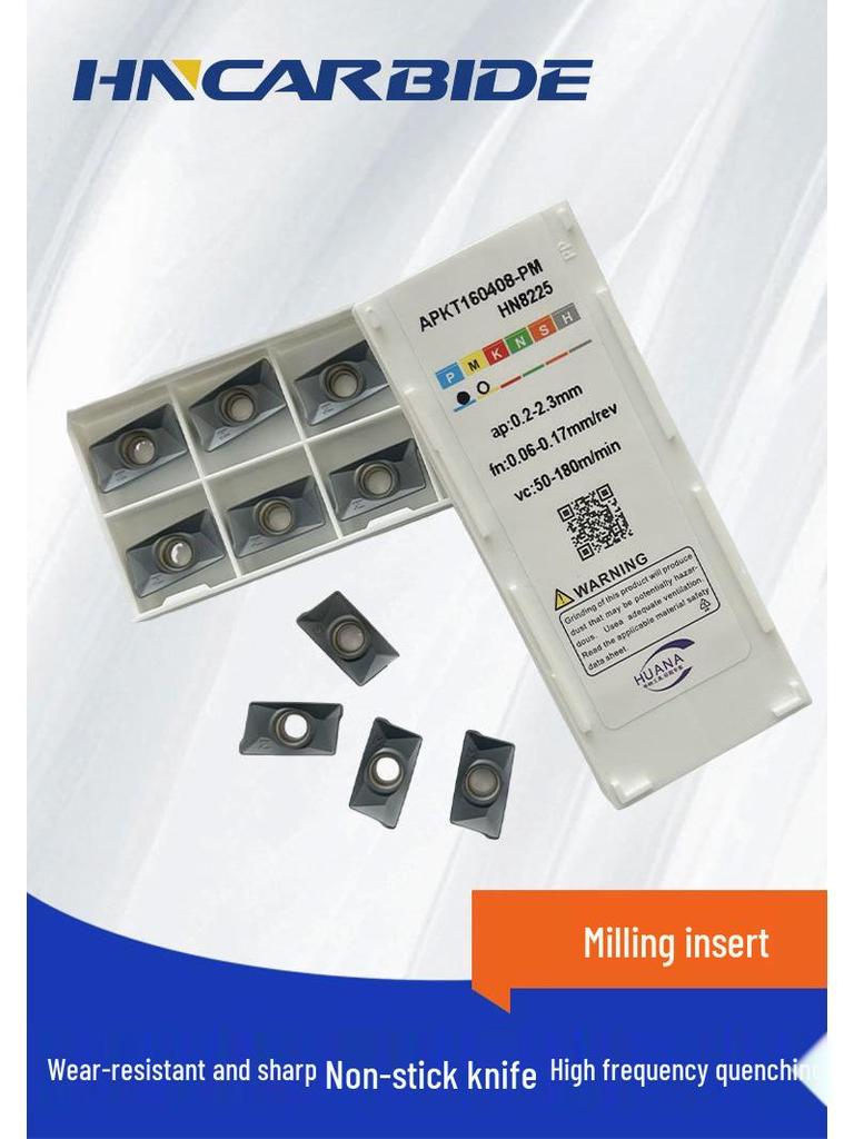 APMT1135 CNC Tungsten Steel End Mill Cutter: Single Grain 1604 Milling Insert