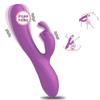 Товары для взрослых Зарядка Двойная G-точка Кролик Симуляция Пениса Вибрация Женская Мастурбация Массаж Вибрирующее Копье