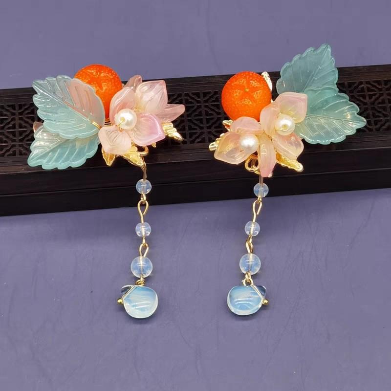 Китайские заколки для волос в стиле принцессы с кисточками - Аксессуары для волос Ханфу в древнем стиле для женщин и девочек