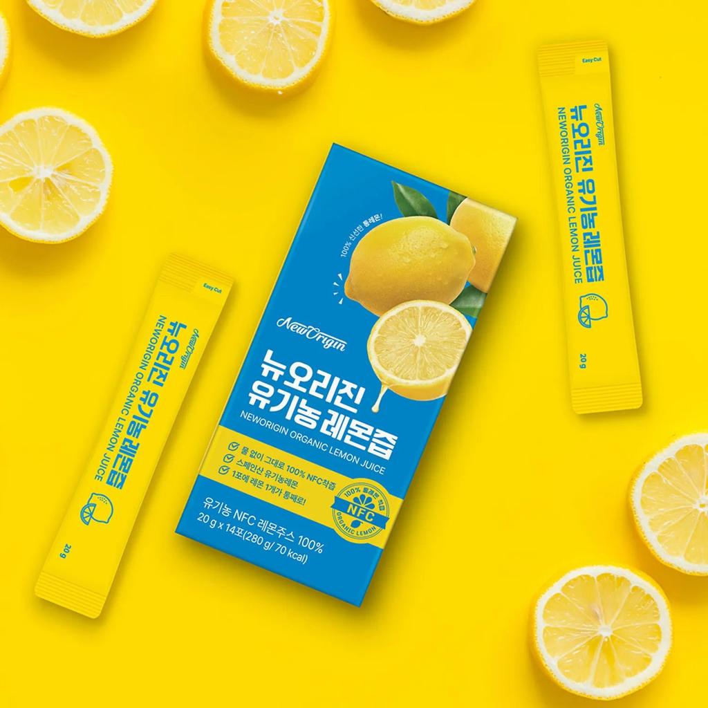 New Origin Lemon Juice 20g 14 Sticks