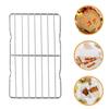 Решетка для барбекю из нержавеющей стали, многофункциональная решетка для жарки, приготовления и охлаждения для использования на открытом воздухе и в помещении, 29x21см, металлическая решетка для бекона,