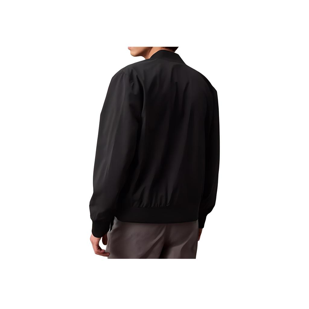 Calvin Klein Однотонная минималистичная удобная куртка-пилот с длинным рукавом, мужские куртки, черная 40EM517-001