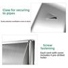 Durable 4" 5" 6" Air Vent Black/Silver Square Extract Valve Stainless Steel Ventilator Ducting System