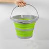 Складное ведро 5/10л, портативное складное ведро, силиконовое ведро для мытья автомобиля, ведро для уличной рыбалки, путешествия, лагеря, домашнее хранение
