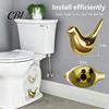 Decorative Ceramic Toilet Accessory 2PCS Bird Screw Covers, Bolt Caps, Modern Anti Slip Cover Style Universal Fit Caps for Home Bathroom Renovation