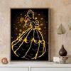 5D Diy Diamond Painting Princess and Flowers Full Drill Rhinestones Mosaic Embroidery Handmade Products Home Decor Gift