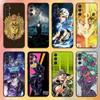 Аниме J-JoJo's Bizarre Adventure ГОРЯЧИЙ Чехол для телефона для Samsung S26,S25,S24,S23,S22,S21,Plus,Fe,Lite,Другие Черный чехол