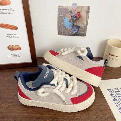 Кроссовки женские туфли весна 2024 новые ретро маленькие белые туфли женские уличные охотничьи повседневные туфли для сноубординга обувь для женщин