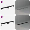 2 in 1 Shower Drain Black 90 cm Stainless Steel 304