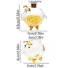 Cute Cartoon Piggy Money Bank Handmade Multi-purpose Coins Saving Box Practical Durable Glass Money Jar Desktop