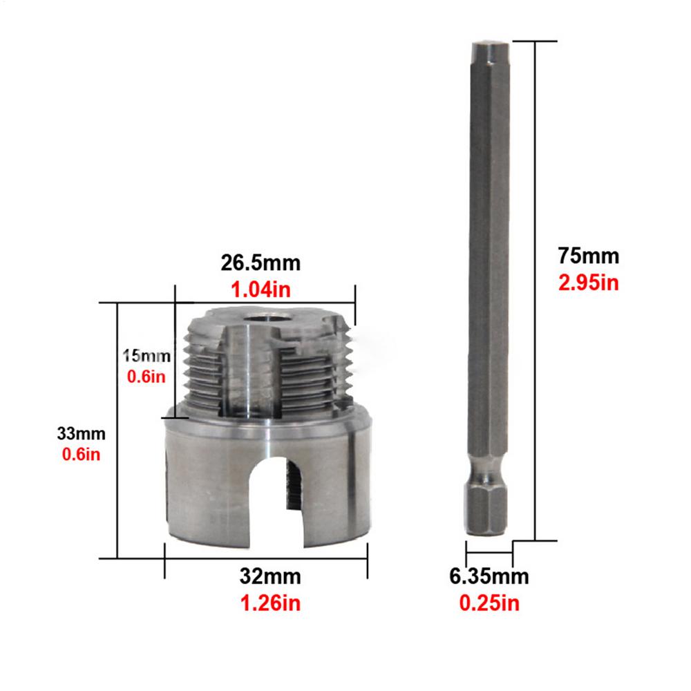 Труборез ручной инструмент для нарезания резьбы Экстрактор труб Метчик и плашка для машинного отверстия Провод Кабель Шланг Патио Задний двор Сад Ферма