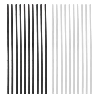 Упаковка из 10 ароматических диффузорных палочек длиной 20 см, диаметром 4 мм, фибровые фитили, подходят для дома и офиса, освежающий аромат