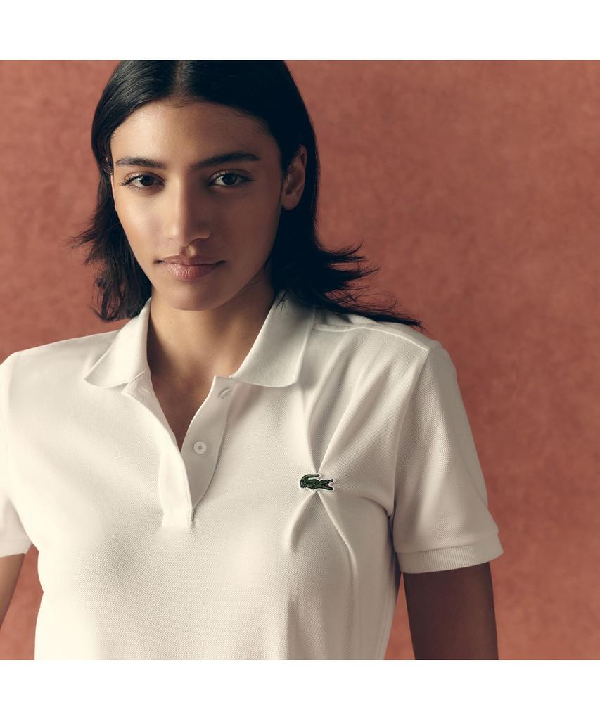 Женская фиксированная рубашка-поло LACOSTE с крокодилом Pf9661-55G 001