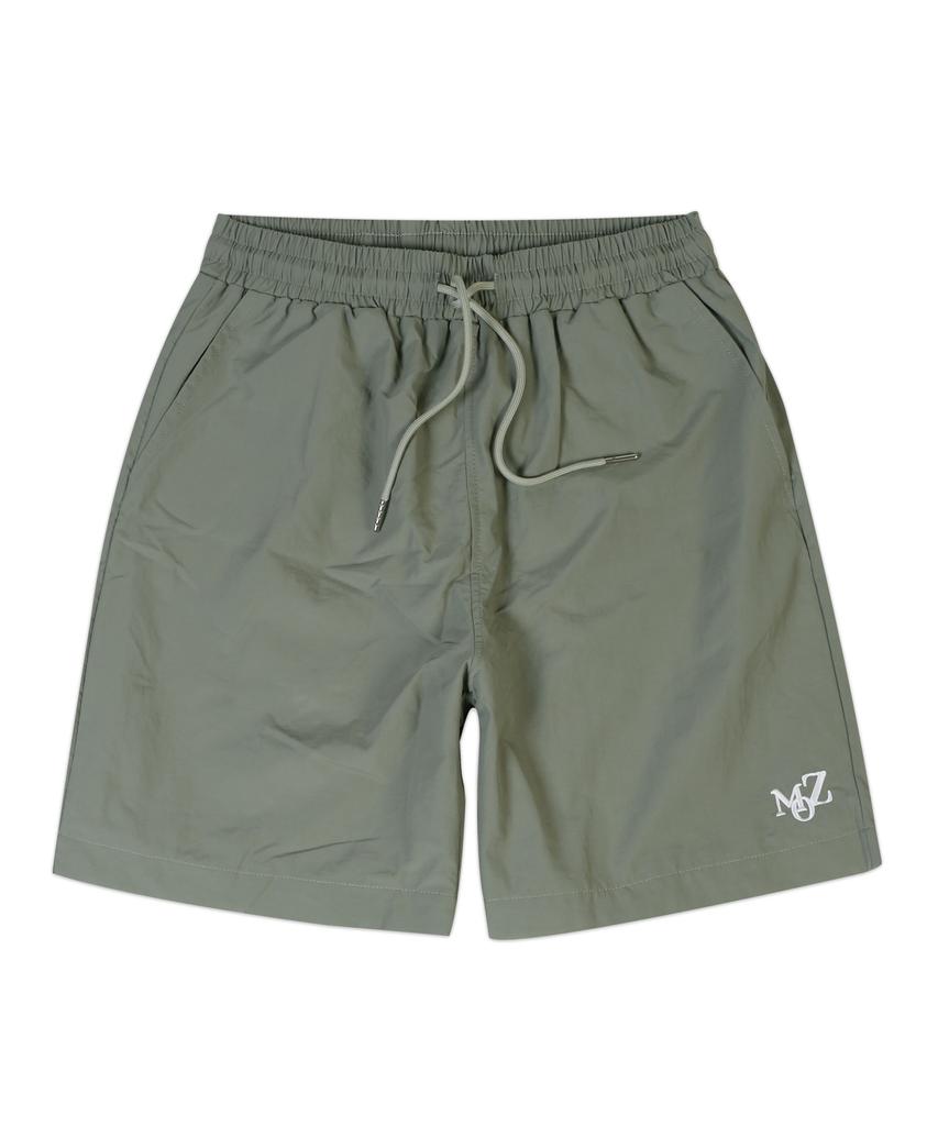 MOZMOZ Soft Mesh Nylon Shorts Khaki