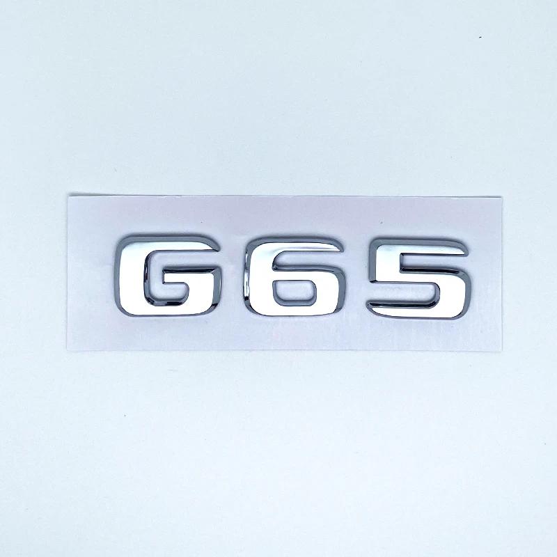 2017 Flat Letters G63 G65 V8 Biturbo V12 Biturbo Emblem for Mercedes Benz W463 Car Side Fender Trunk Nameplate Logo Sticker UO2