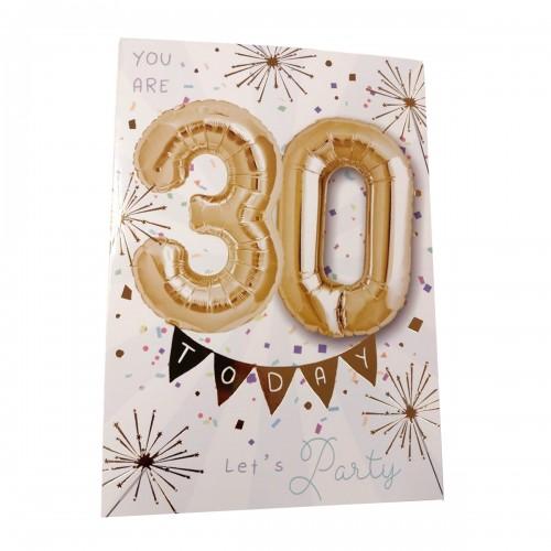Sensations You Are 30 Today Foil Balloon