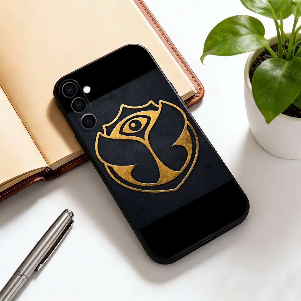 Чехол для телефона Tomorrowland для Samsung Galaxy A73, A72, A71, A70, A53, A52, A51, Другие Мягкий Черный Чехол