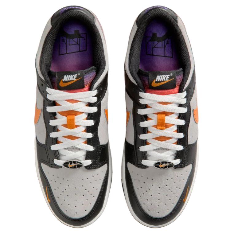 Nike Dunk Low Retro Men's Medium Grey Orange Peel Black Sail Court Purple Bright Mango IQ0230-062