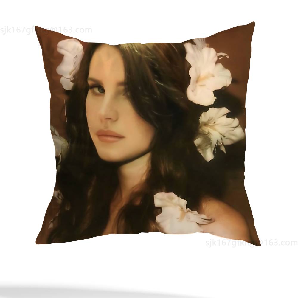 Наволочка для подушки с изображением певицы Lana Del Rey, повседневный стиль, декоративная, подходит для домашнего декора (исключая наполнитель)