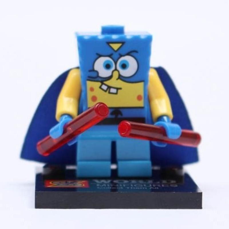 Spongebob Patrick Star Blocks Cartoon Anime Assembled Model  Small Building Blocks Children Cute Boys Girls  Educational Gifts