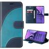 Case - E.F.Connection - Redmi Note 13 Pro+ 5G - Magnetic Protection - Synthetic Leather - Blue