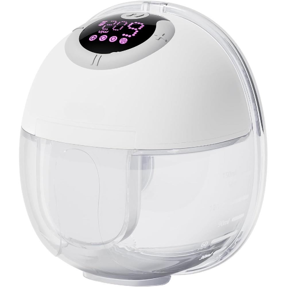 Носимые молокоотсосы S32 для грудного вскармливания, электрический молокоотсос с 4 режимами и 9 уровнями, беспроводной портативный молокоотсос с ЖК-дисплеем