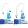 W10 Ear Washer Cleansing Kit Wax Removal Gentle Ear Irrigation Flushing Kit with 30 Nozzles