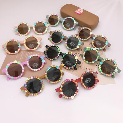Детские солнцезащитные очки Diy Cute Glasses Ocean Piece Jewelry Accessories Beach Sunglasses Girls Glasses
