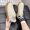 Новые весенние хиты продаж женские туфли на толстой подошве в стиле ретро легкие универсальные повседневные спортивные туфли
