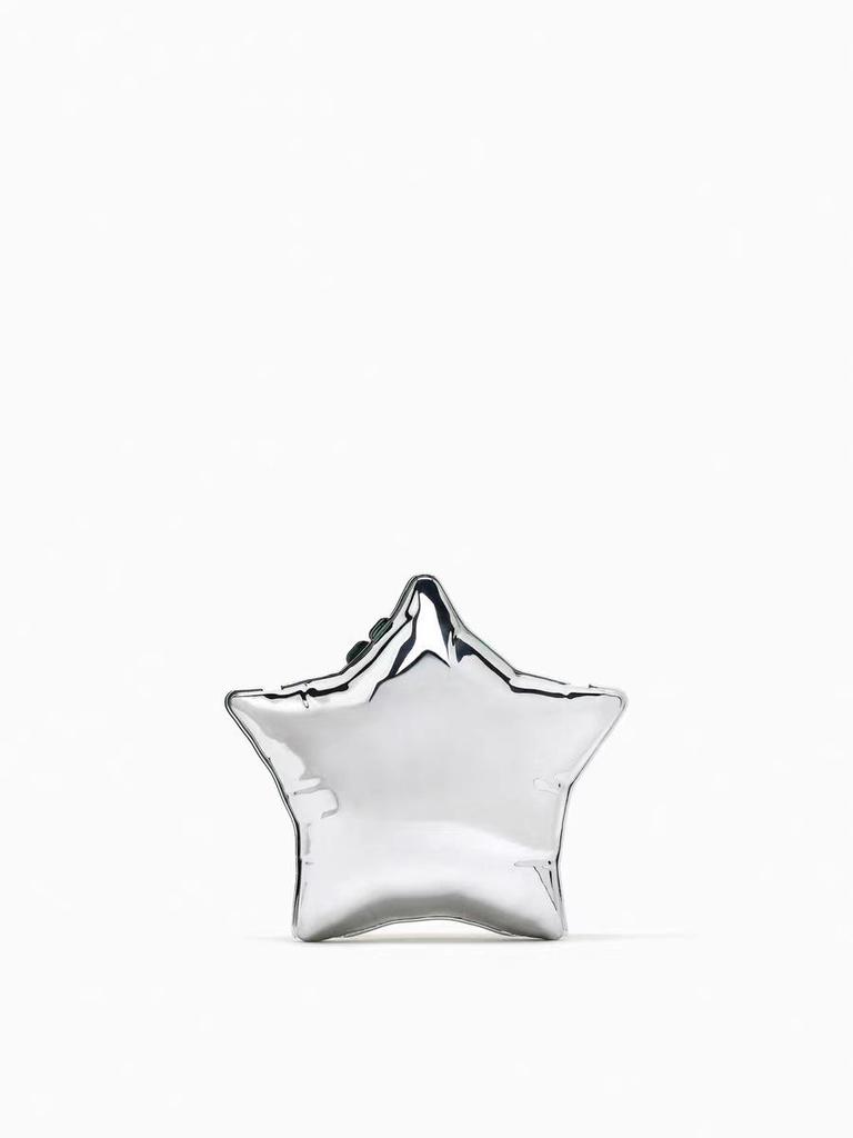 NEW silvery Star Women Bags Multicolor Chains Shoulder Bolsas Feminina Exquisite Portable Handbags Fashion Bolsos Mujer