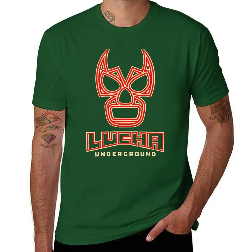 Lucha Underground Mascara TShirt sublime sports fans graphics sweat Unisexs t shirts casual stylish