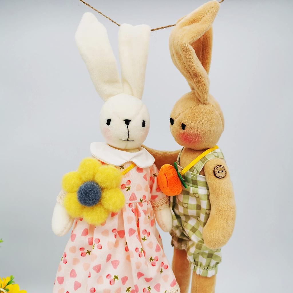 Изготовление кукол для взрослых и детей, шитье чучел животных своими руками, милые подарки в виде животных для кукол ручной работы, наборы для творчества, наборы, куклы, девочки, наборы. (Мальчик-кролик)