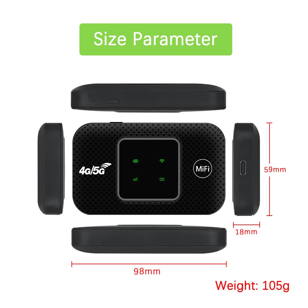 Портативный карманный 4G Wi-Fi роутер с SIM-слотом