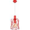 Смешанная красная одинарная подвесная люстра Современная и стильная