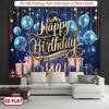 Birthday celebration background decorations for 80-year-olds,wall decorations for homephoto props for interior party items/gifts