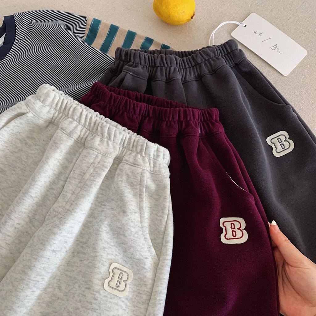 Children'S Pants Autumn New Korean Version Boys Labelled Sweatpants Girl Baby Foreign Style Sweatpants Versatile