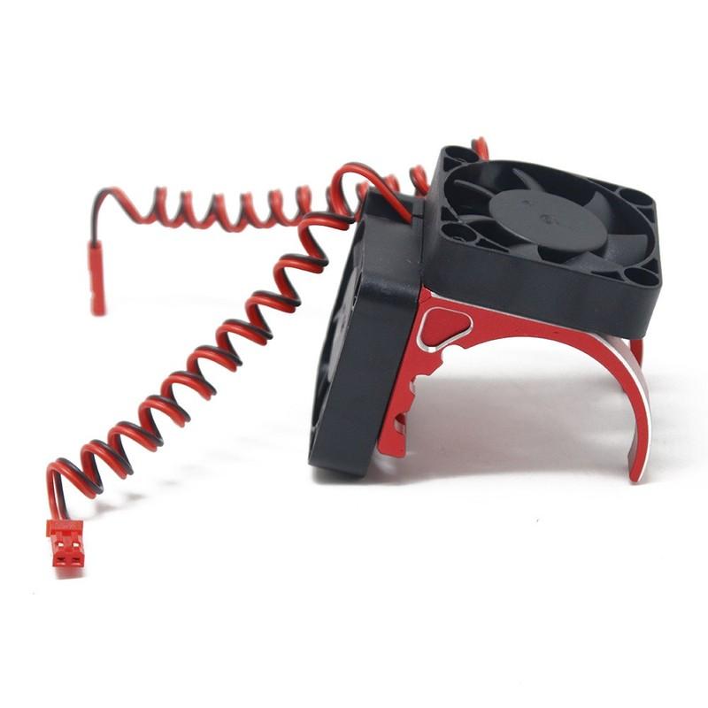 42mm Dual Fan Motor Cooling Heat Sink for Traxxas 1/10 MAXX E-Revo E-Maxx Summit Arrma 1/8 Kraton Talion Typhon RC Car