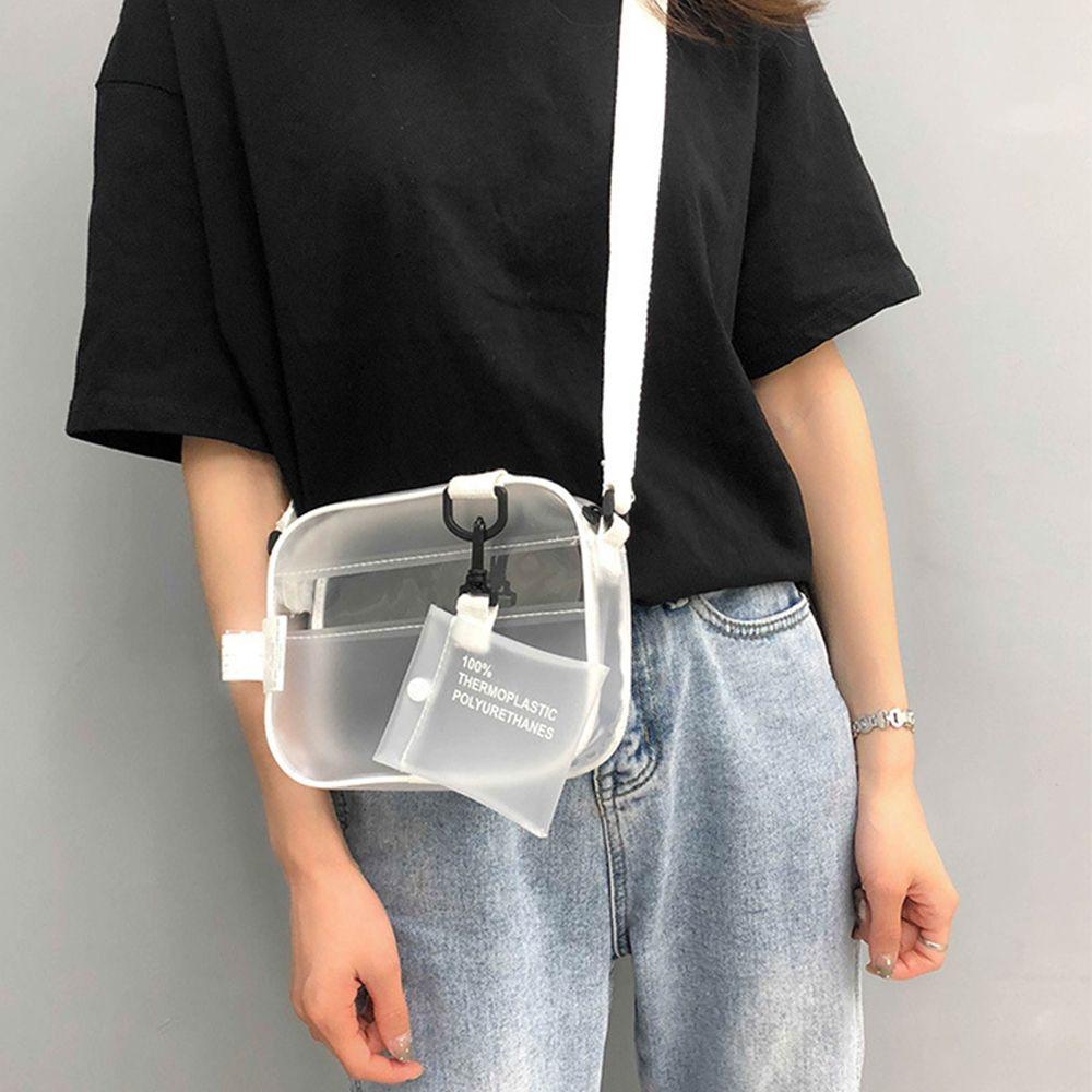 Bags Coin Purse All-match Transparent Bags Women Shoulder Backpack Crossbody Bag Korean Style Bag