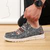 Модные мужские повседневные туфли с принтом, большой размер 48, мягкая подошва, дышащая, для ходьбы, для мужчин, легкие мокасины для отдыха на открытом воздухе, обувь для мужчин
