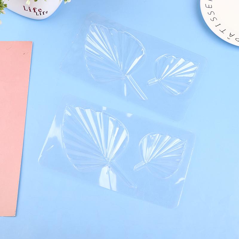 3D Palm Spear Leaf Chocolate Mold Pet Fudge Royal Cream Mold Cake Tool