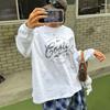 New ArrivalS Open Run Women S Vintage Print Hip Cover overSized Fall Long Sleeve