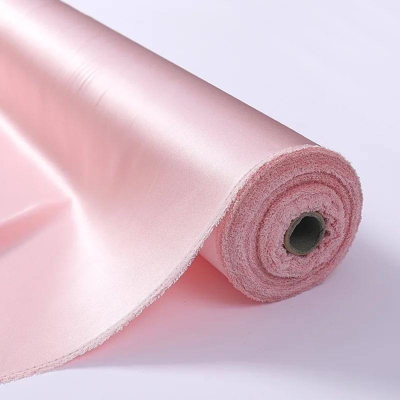 22 Момме 100% чистый шелк тутового шелкопряда ткани шармез текстильная вышивка одежда простая атласная шелковая ткань 100x114 см