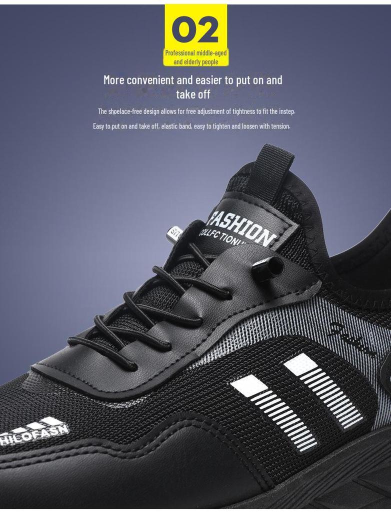 Удобная, дышащая, нескользящая обувь для пожилых людей — идеально подходит для осени и зимы, повседневных прогулок и танцев